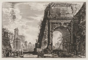 Views of Rome: The Arch of Titus, 1776 by Giovanni Battista Piranesi