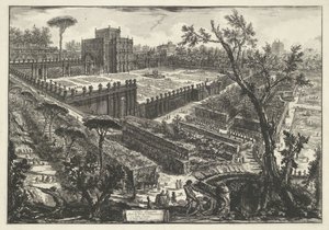 Villa Doria Pamphili in Rome by Giovanni Battista Piranesi