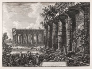 View of Some Columns of the Facade Opposite to the Previous Plate by Giovanni Battista Piranesi