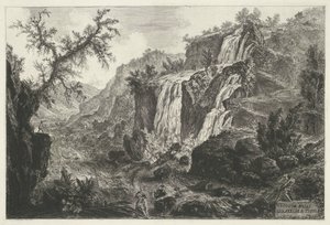 Waterfalls at Tivoli by Giovanni Battista Piranesi