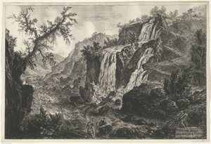 Waterfalls at Tivoli by Giovanni Battista Piranesi