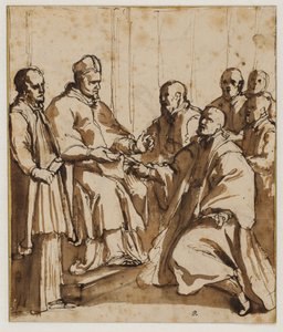 Pope Paul V Issuing the Bull "Universi agri domini" of 1612 by Giovanni Battista Ricci