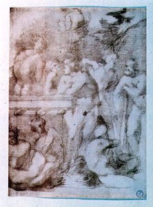 Study of nude men in conversation