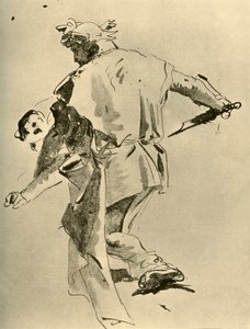 A Man stabbing a Boy by Giovanni Battista Tiepolo
