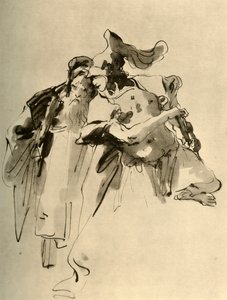 A Soldier and an Old Man, mid 18th century by Giovanni Battista Tiepolo