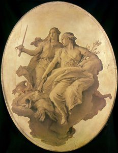 Allegory of Peace and Justice by Giovanni Battista Tiepolo