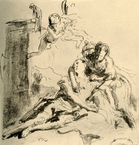 Angelica Tends the Wounds of Medor, c1757
