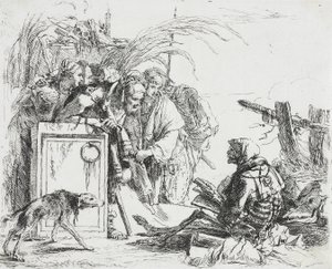 Death Giving Audience by Giovanni Battista Tiepolo