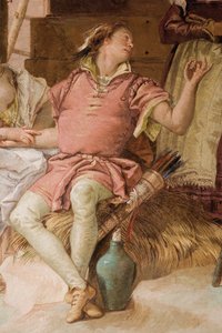 Medoro from Angelica and Medoro Taking Leave of the Peasants (detail) by Giovanni Battista Tiepolo