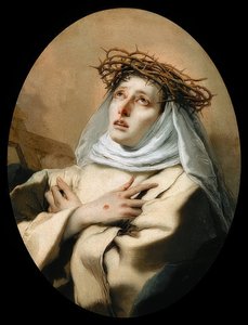 Saint Catherine of Siena by Giovanni Battista Tiepolo