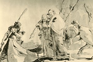 Flight into Egypt by Giovanni Battista Tiepolo