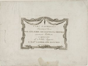 Frontispiece from Capricci