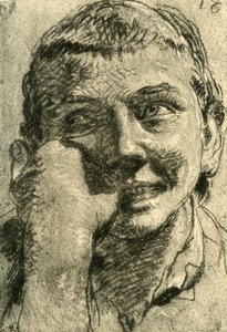 Head of a Laughing Boy by Giovanni Battista Tiepolo