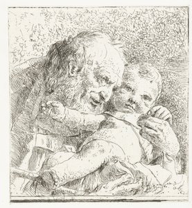 Saint Joseph with Christ Child in Arms by Giovanni Battista Tiepolo