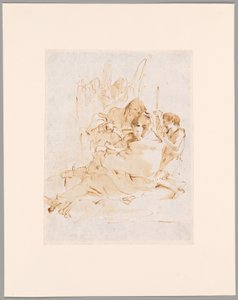 Holy Family with St. John and Two Angels by Giovanni Battista Tiepolo