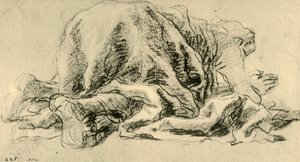 Man Prostrated in Prayer, 1765-1770 by Giovanni Battista Tiepolo