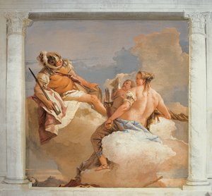 Mars and Venus, from the Room of Olympian Deities in the Foresteria (Guesthouse)