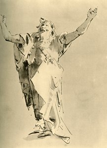 Prophet with Arms raised