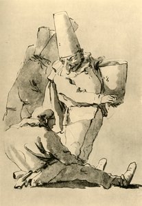 Pulcinelli, mid 18th century, 1928 by Giovanni Battista Tiepolo