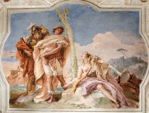 Rinaldo Abandoning Armida from the Room of Jerusalem Delivered in the Palazzina
