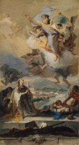 Saint Thecla Praying for the Plague-Stricken, 1758-59 by Giovanni Battista Tiepolo