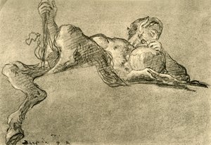 Satyr with wine jug, c1761