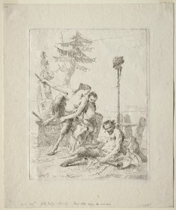 Scherzi di Fantasia: The Happy Satyr and his Family by Giovanni Battista Tiepolo