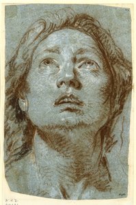 Study for the Head of Saint Agatha by Giovanni Battista Tiepolo
