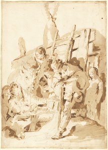The Adoration of the Shepherds by Giovanni Battista Tiepolo