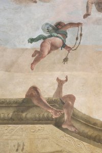 The Fall of the Demons, Stories of Scipio, detail, 1731 (detail)