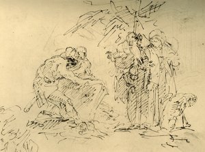 The Opening of a Grave by Giovanni Battista Tiepolo
