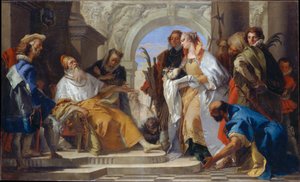 The Patron Saints of the Crotta Family by Giovanni Battista Tiepolo