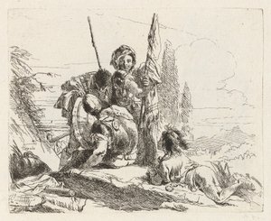 Three Soldiers and a Boy, from Various Capriccios