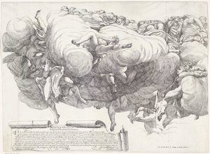 Assumption of Mary (left part) by Giovanni Battista Vanni