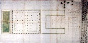 Plan of the Medici Villa at Agnano