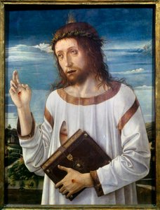 Christ Blessing by Giovanni Bellini
