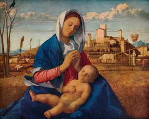 Madonna of the Meadow by Giovanni Bellini