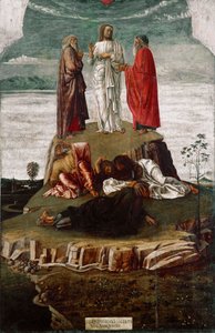 The Transfiguration, Painting by Giovanni Bellini, 1455, Venice, Museo Correr