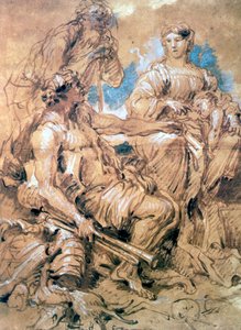 Study of Figures in Costume by Giovanni Benedetto Castiglione