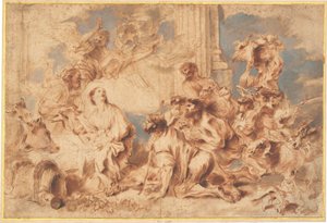 The Adoration of the Shepherds by Giovanni Benedetto Castiglione