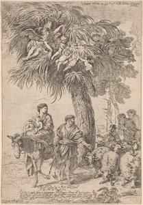 The Flight into Egypt by Giovanni Benedetto Castiglione
