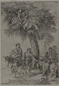 The Flight into Egypt by Giovanni Benedetto Castiglione