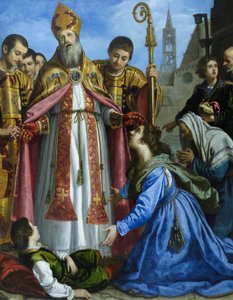 Saint Zenobius Revives a Dead Boy by Giovanni Biliverti
