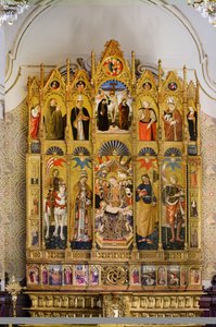 Polyptych with Madonna and Child Enthroned