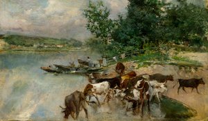 Drinking on the Seine, c.1874-75