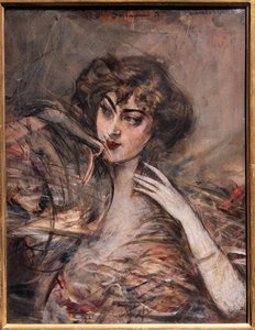 Frontal Portrait by Giovanni Boldini