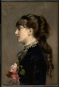 Madame Céline Leclanché by Giovanni Boldini