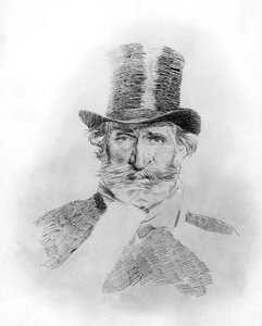 Portrait of Giuseppe Verdi