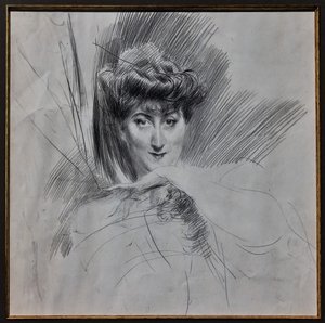 Portrait of Madame Veil Picard by Giovanni Boldini