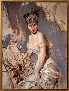 Portrait of the Actress Alice Regnault by Giovanni Boldini